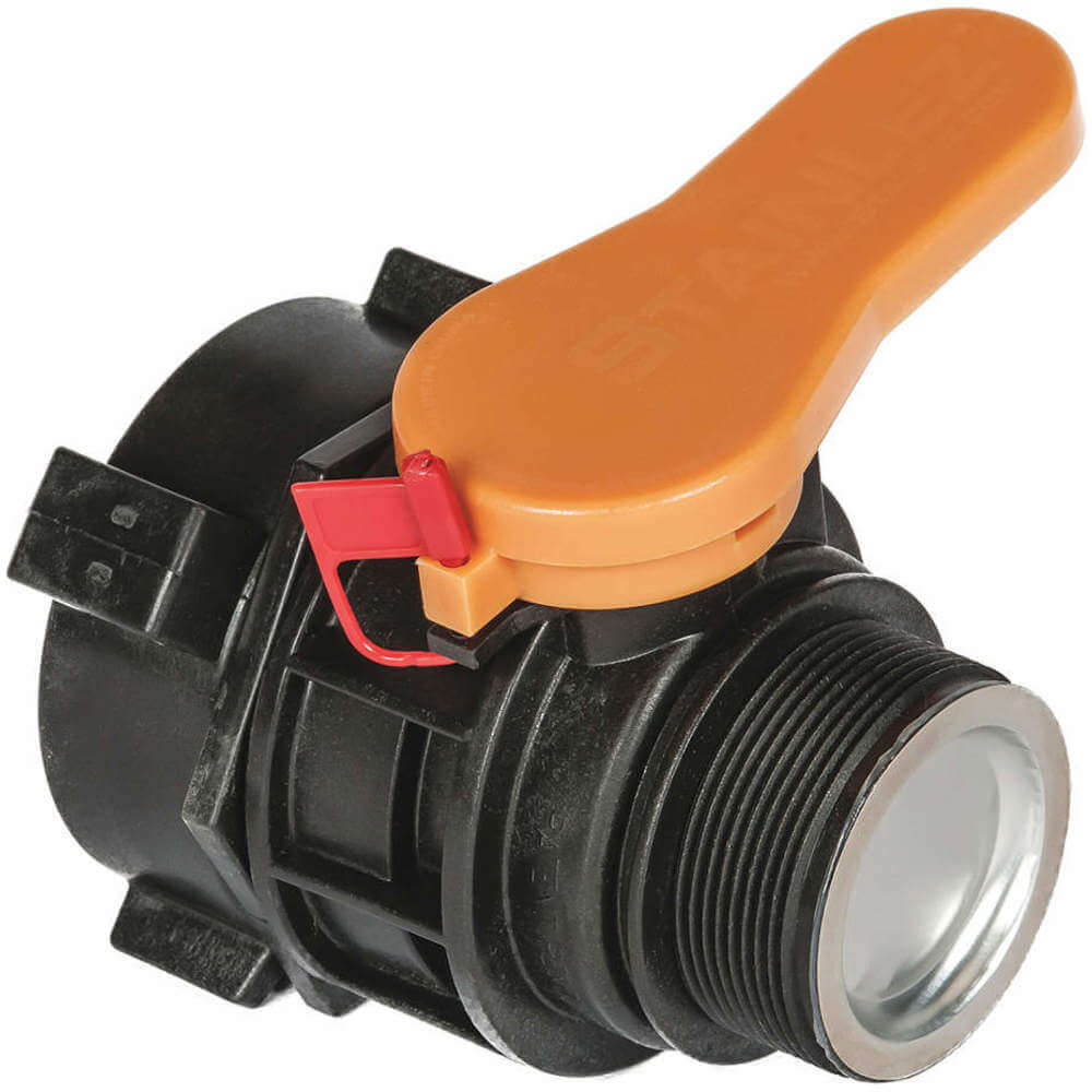 BASCO BV2NCN-E Ibc Valve Polypropylene Black 5 Inch Width | AF7MLD 21YK90