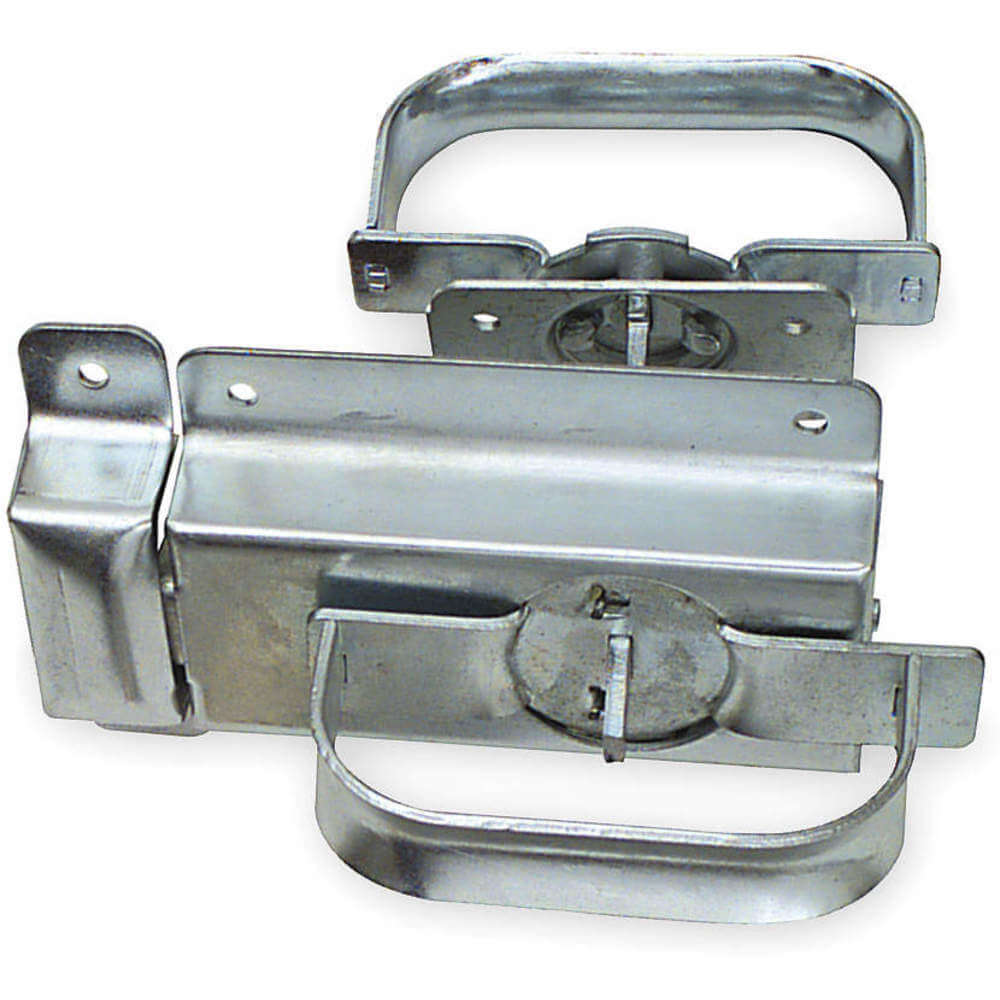 Swinging Door Latch 4-3/4 Inch Width Silver