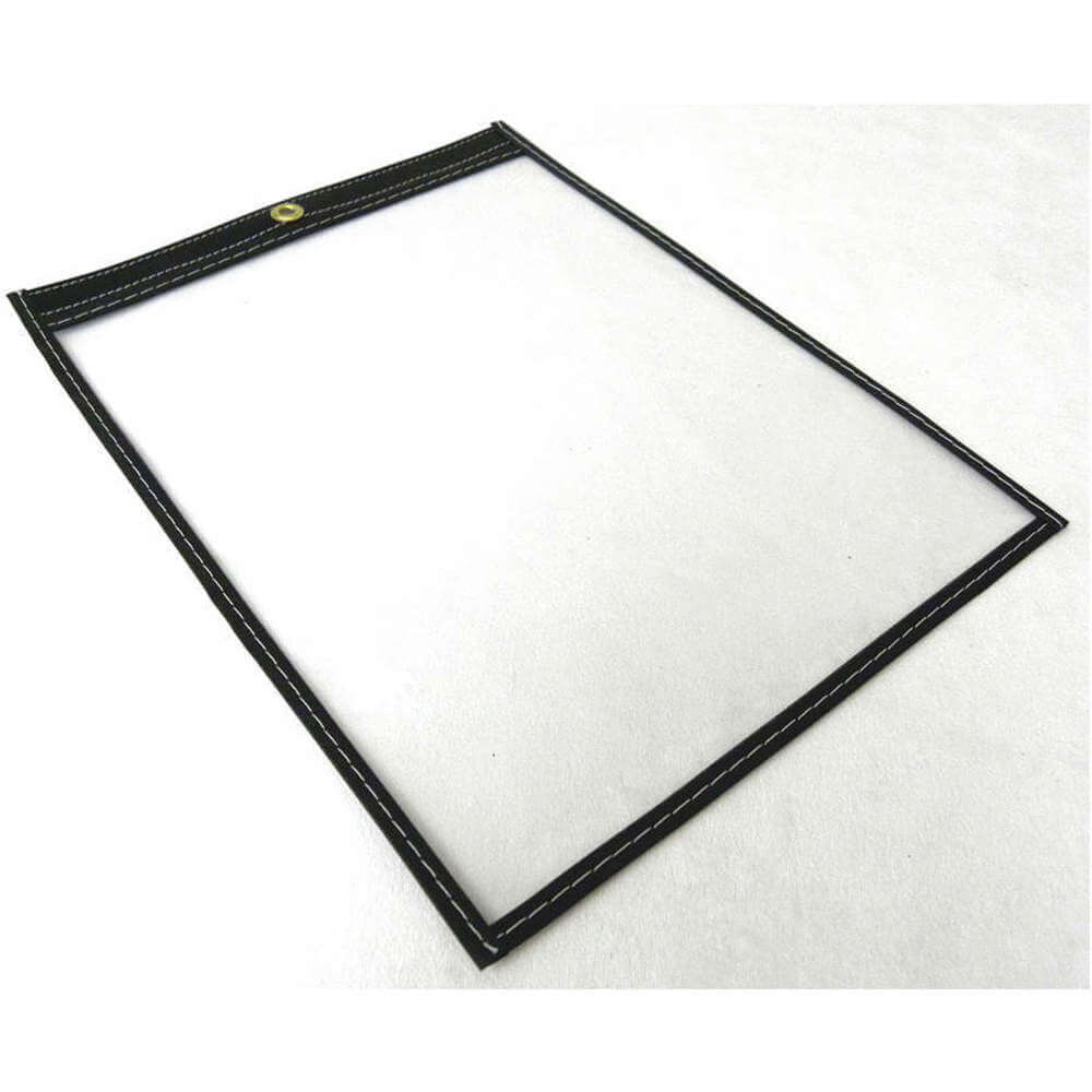 BAW PLASTICS SEWNHDR 8.5X11BLK