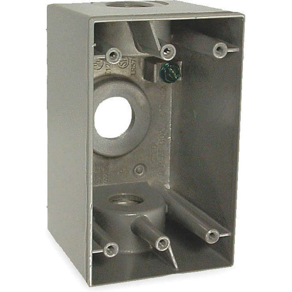 Weatherproof Box 1/2 Inch Hub 3 Inlets