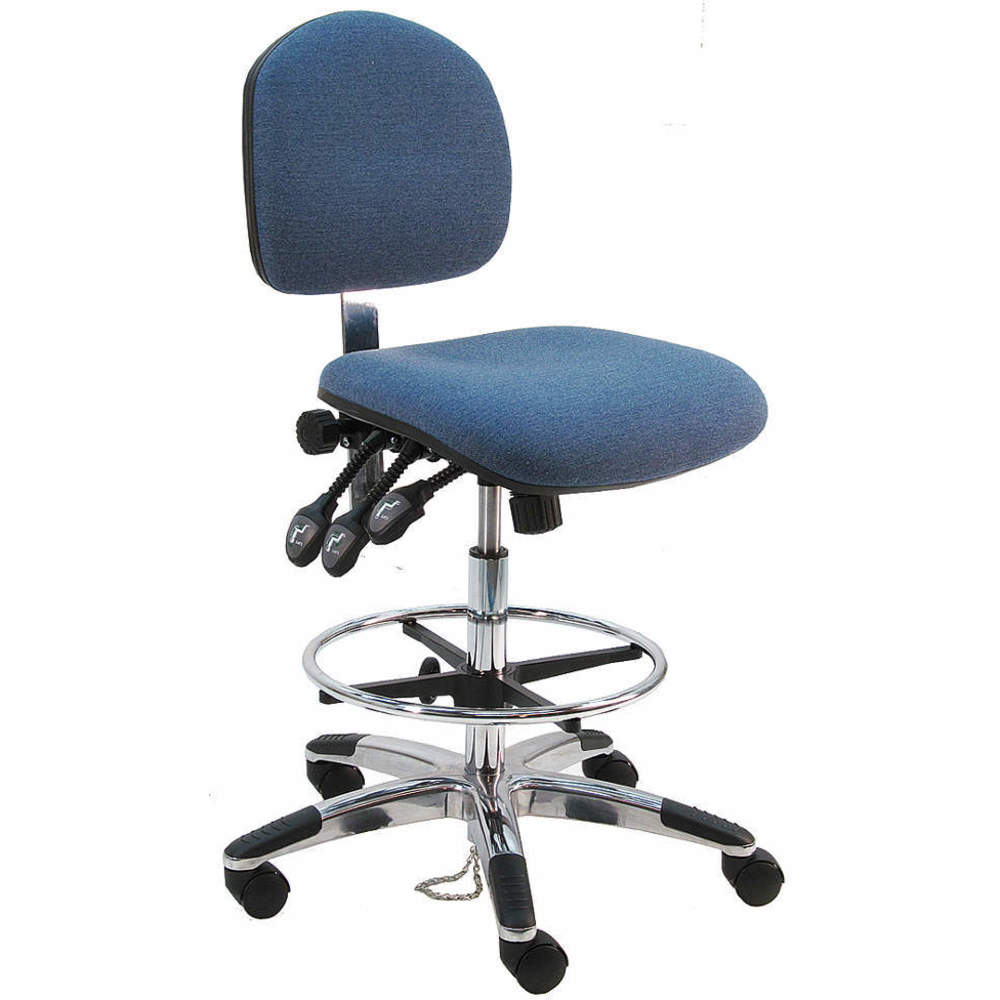 Task Chair 450 Lb Blue Reinforced Nylon