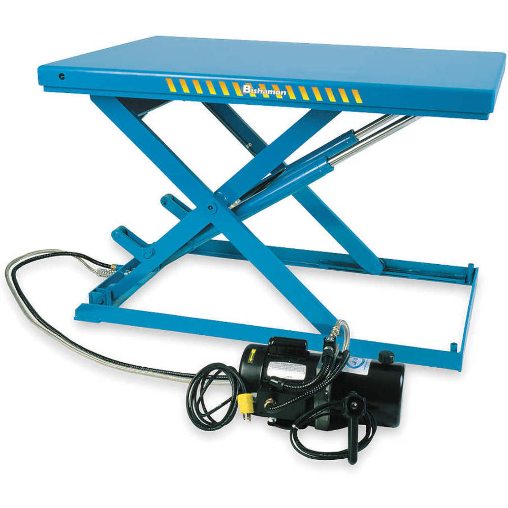 BISHAMON INDUSTRIES LX-100N 115-V Scissor Lift Table 2200 Lb. 115v 1 Phase | AC2TDM 2MNW8