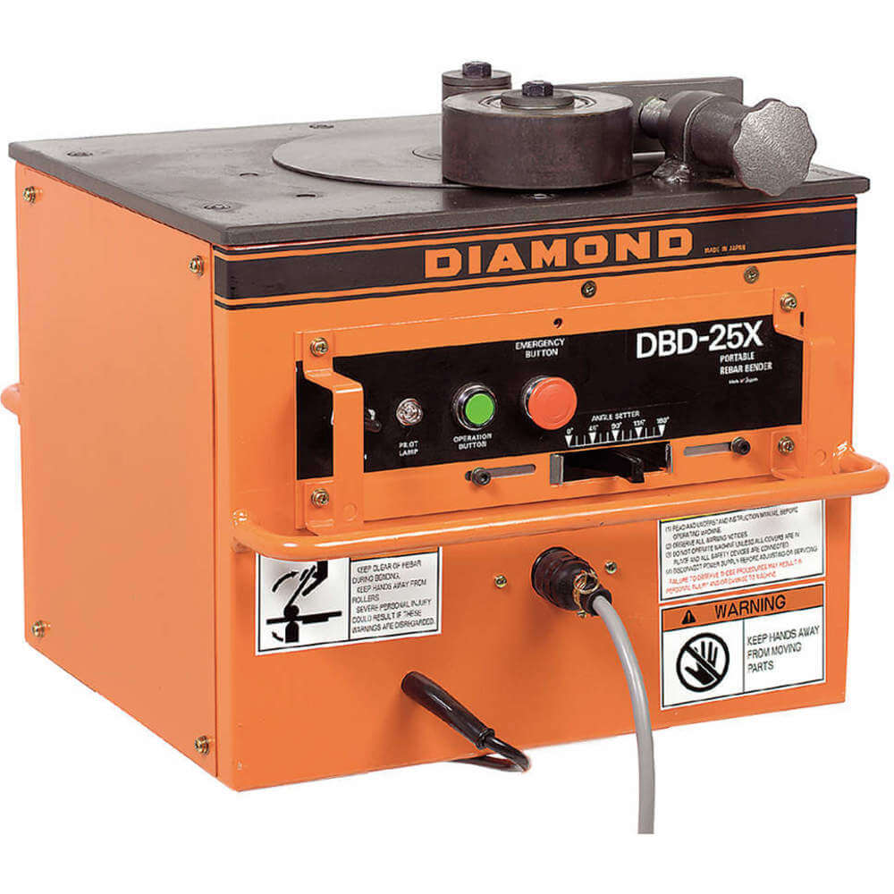 Rebar Bender Kit, 180 Degree, 12 Amp, 7/8 Inch Capacity