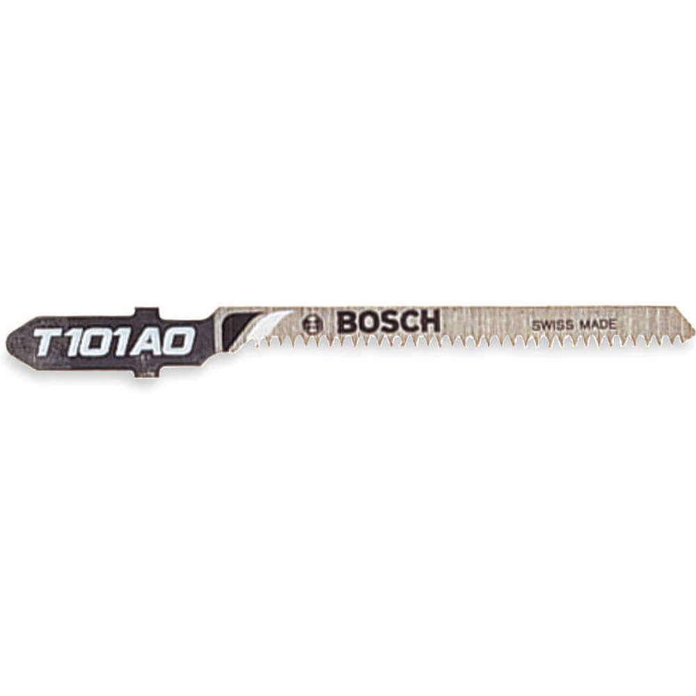 BOSCH T101AO Jigsaw Blade T-shank 3 Inch Length - Pack Of 5 | AB3NYG 1UM15