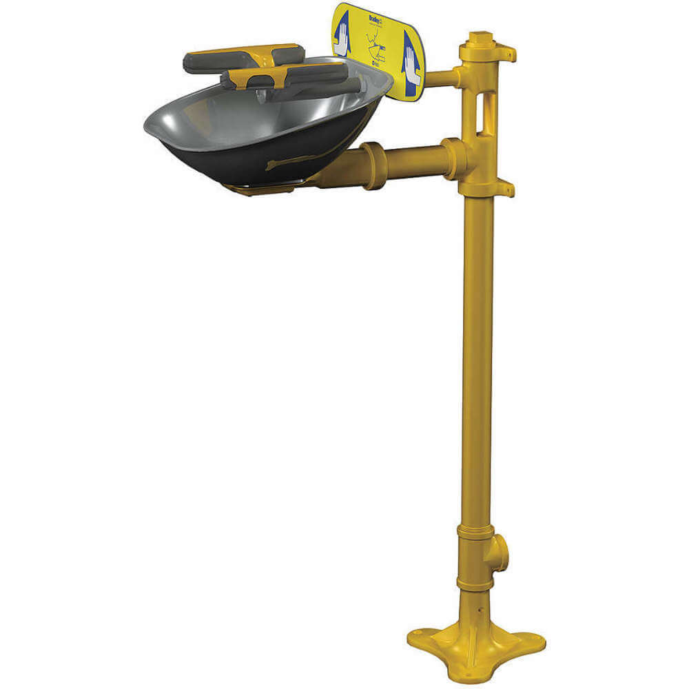 BRADLEY S19214Y Halo Eye And Facewash, Stainless Steel Bowl | AE8JMX 6DGZ2