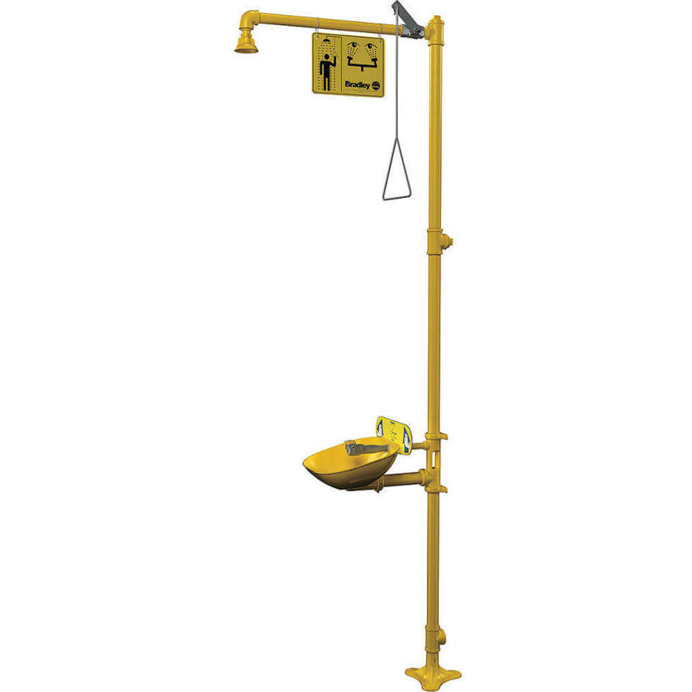 Halo Eyewash, Plastic Bowl, Showerhead