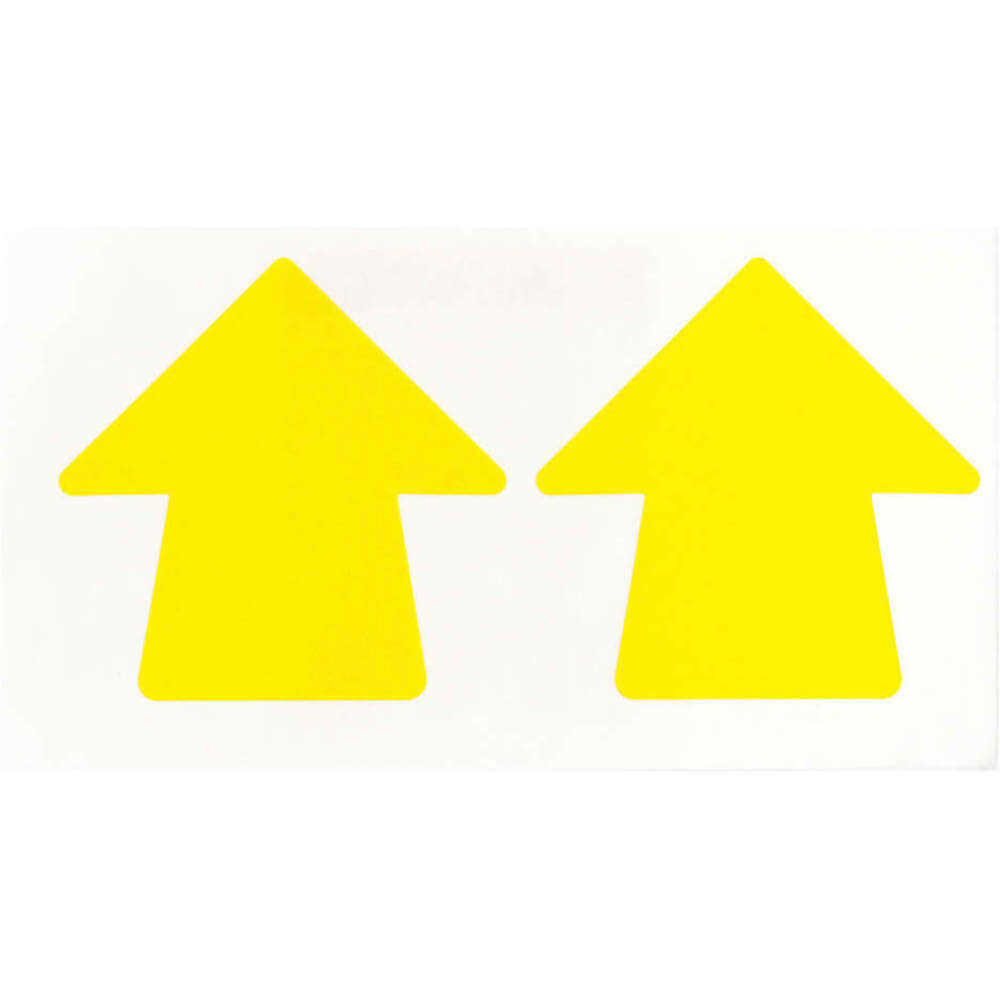 BRADY 121046 Marking Tape Arrow 2 Inch W 2 Inch L - Pack Of 100 | AE9WXD 6N800
