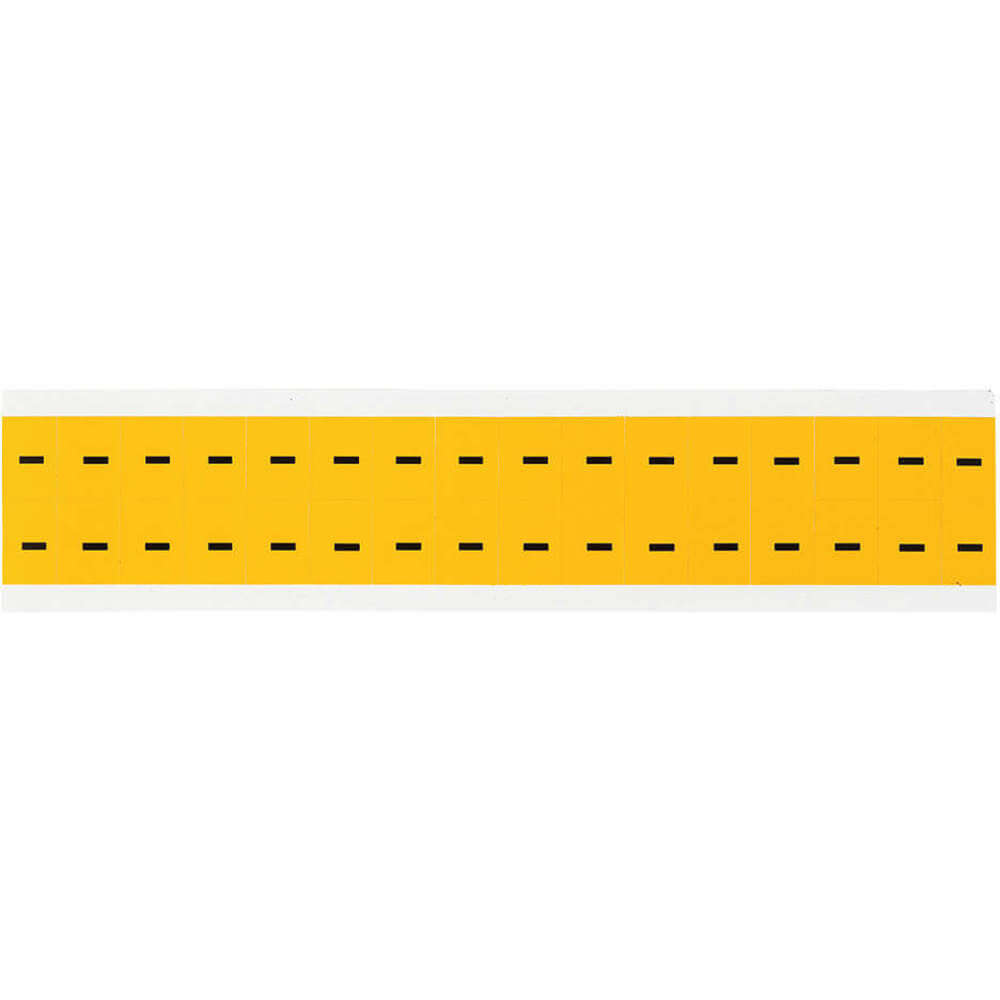 BRADY 1520-DSH Letter Label Dash 3/4 Inch Height x 9/16 Inch Width | AH3JGK 32ME19