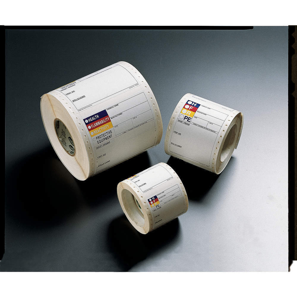 BRADY 17322LS Hmig Label 3-7/8 Inch Width - Pack Of 250 | AF3NVW 8A791