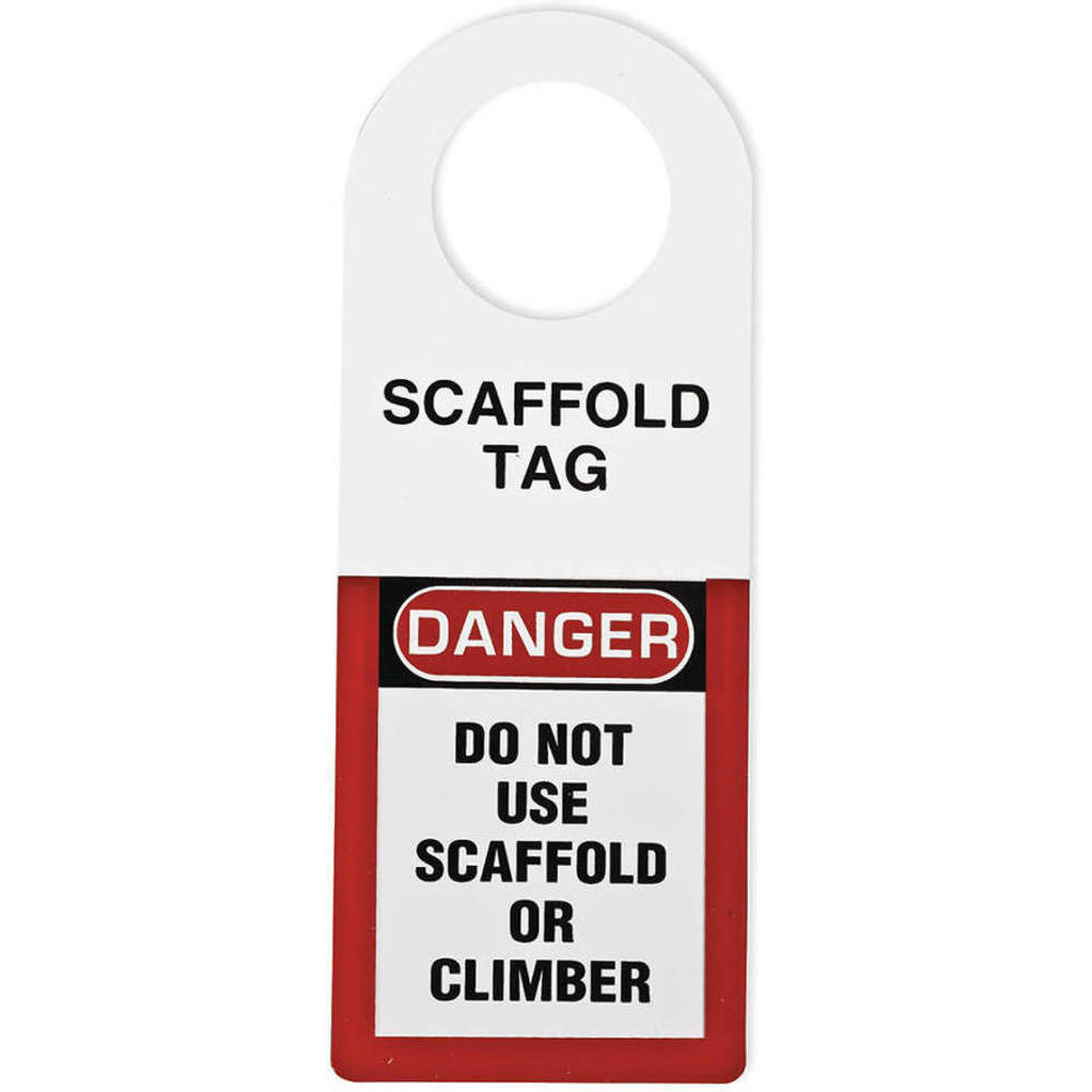 BRADY 48111 Scaffold Stat Holder 12 x 4-1/2 Inch Plastic | AE3QCG 5ENZ2