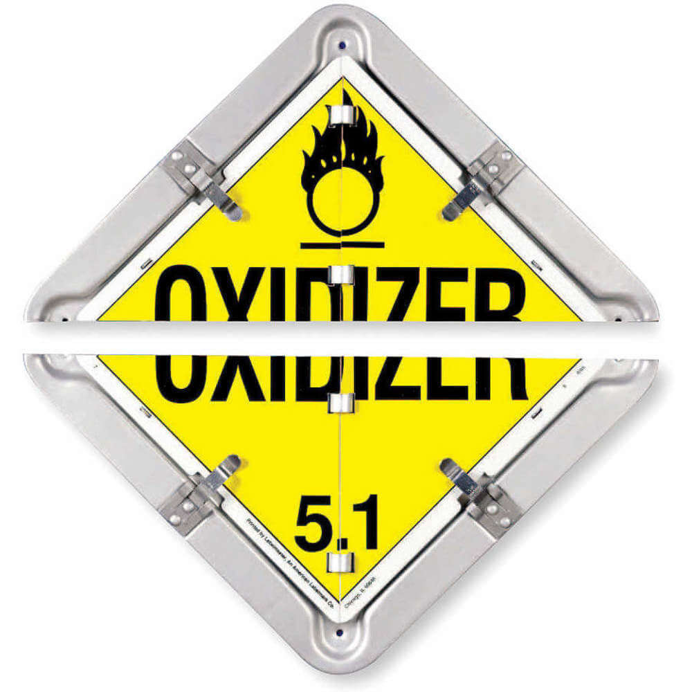 BRADY 59956 Vehicle Placard Various Aluminium | AE9WXX 6N829