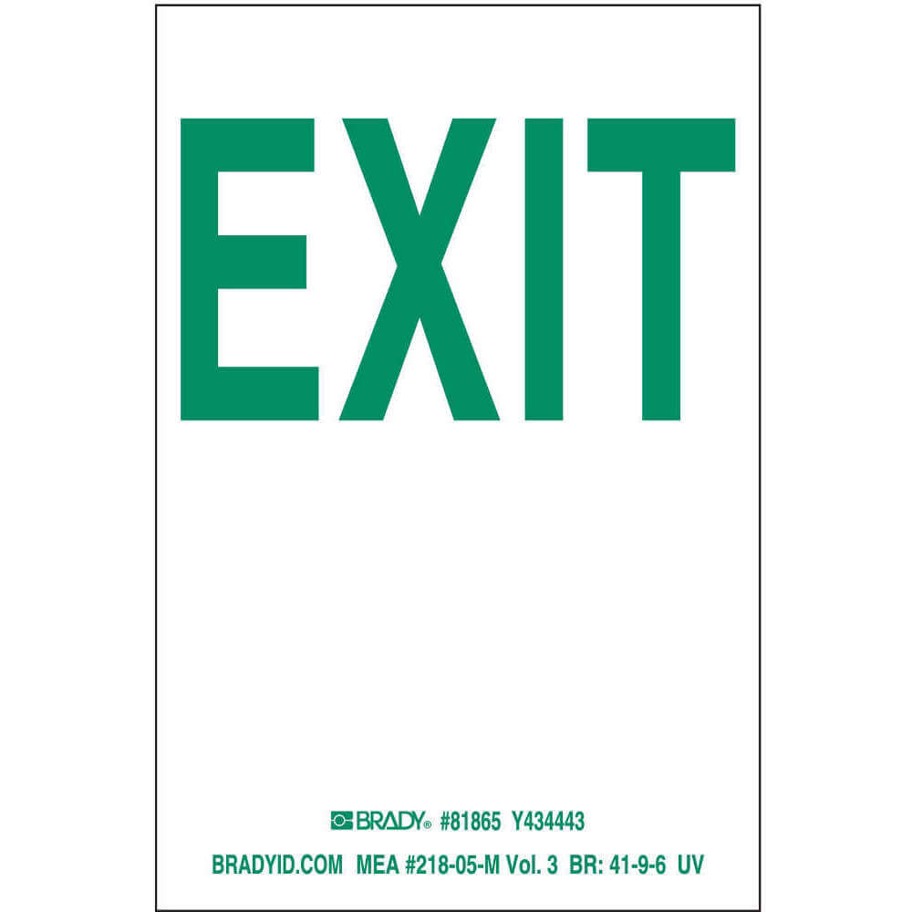 BRADY 81865 Door Hardware Marking Tape 4 Inch W - Pack Of 10 | AF2TUM 6XU48