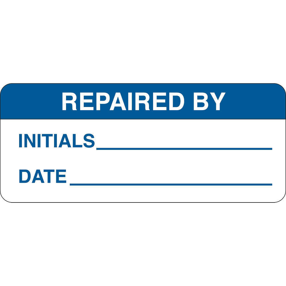 BRADY 82593 Inspection Label 5/8 Inch Height x 1-1/2 Inch Width Poly PK364 | AG9JXN 20RY23