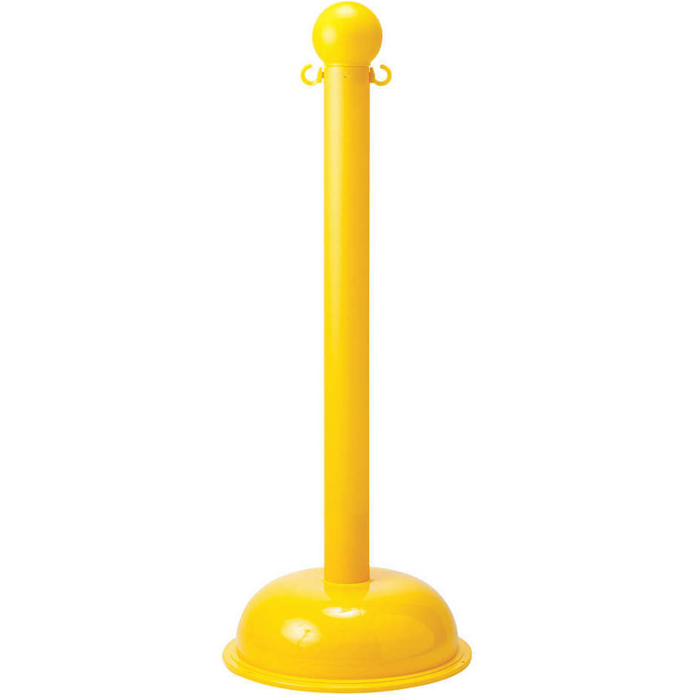 BRADY 92118 Post Warning 41 Inch H Yellow Use With AD9JMA | AD2RCM 3TN67