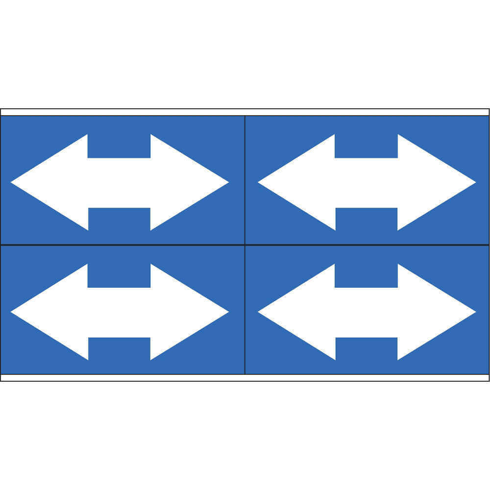 BRADY 93248 Pipe Marker 1-1/8 Inch Height x 7 Inch Width Vinyl | AF7AKY 20TG82