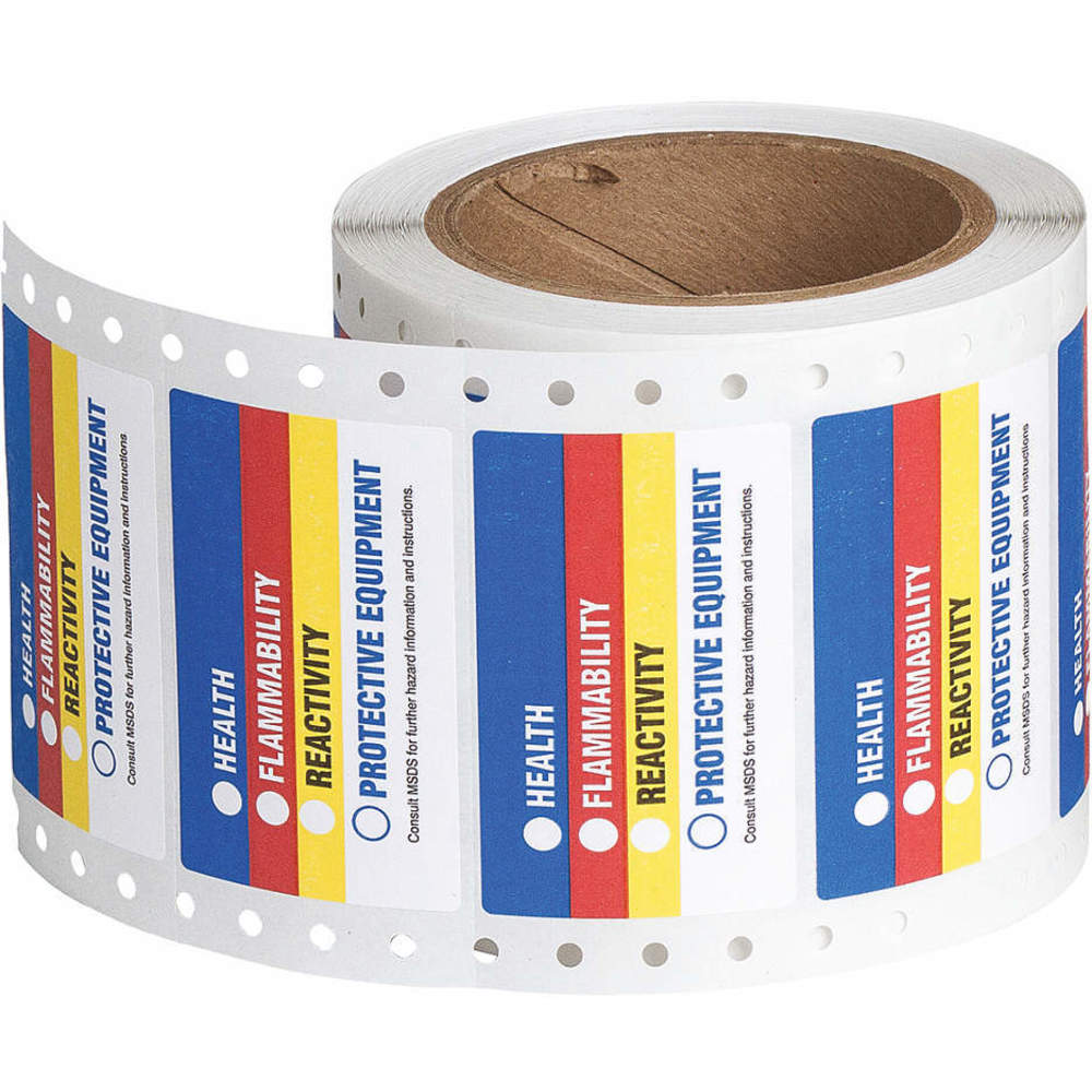 Label, 14 Inch Height, 10 Inch Width, Polystyrene, Rectangle, English