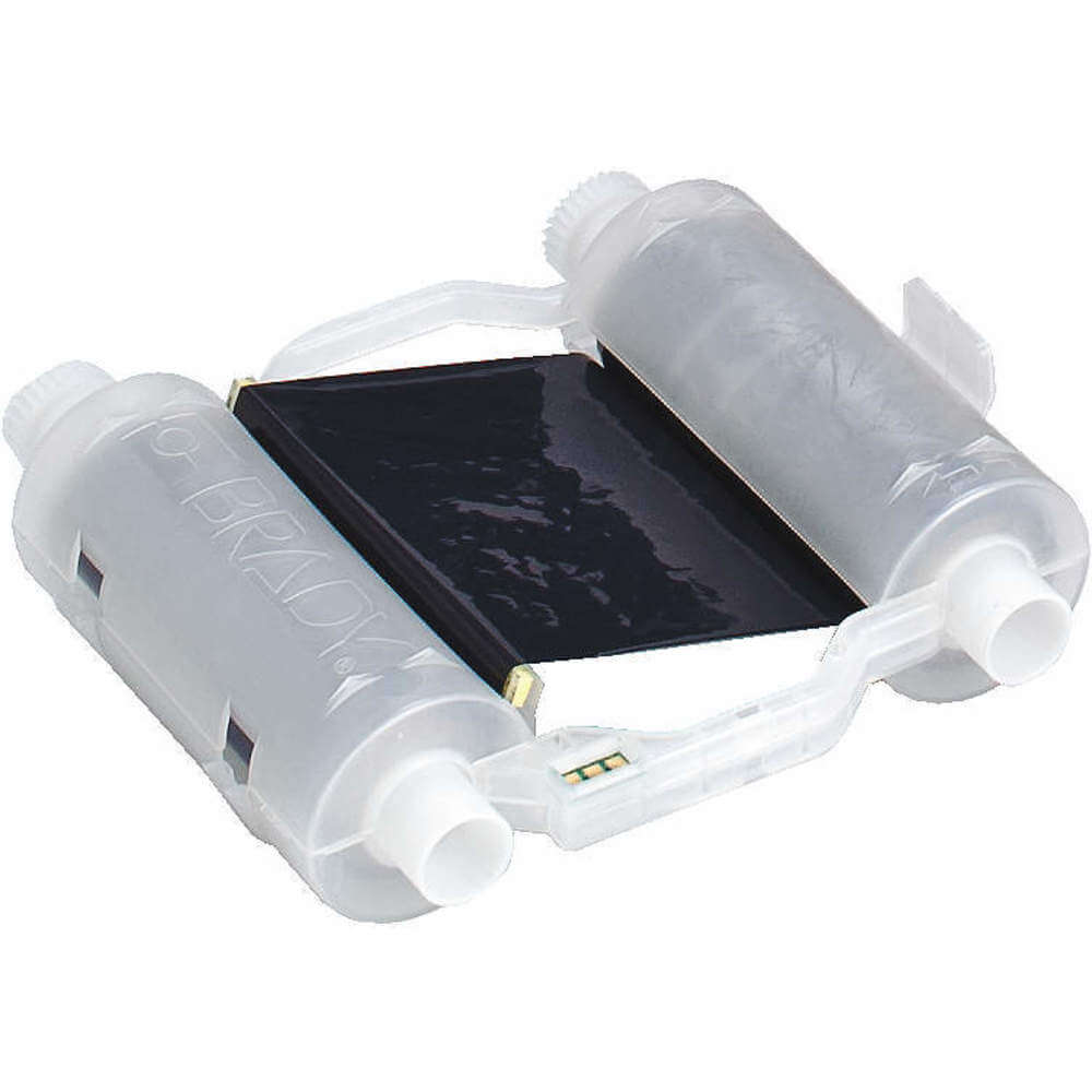 Label Printer Ribbon Cartridge, 4 5/16 Inch x 200 ft, Black, Wax/Resin