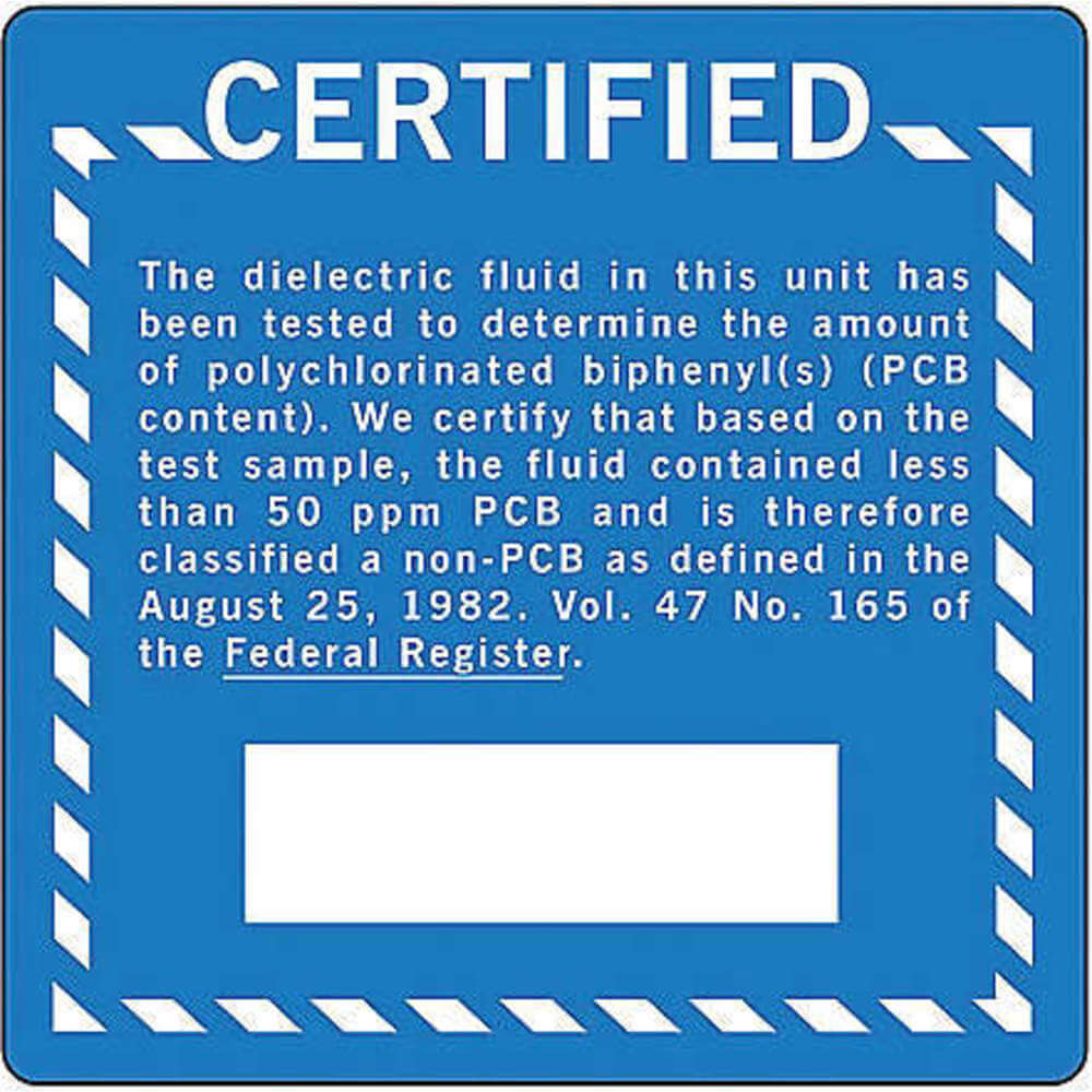 BRADY G97LS Chemical Label 6 Inch H 6 Inch Width - Pack Of 100 | AF3QTZ 8C411