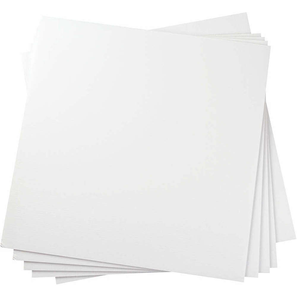 Bench Liner, Polypropylene, 24 Inch Overall Length, 24 Inch Overall Wd, White, 10 Sheets