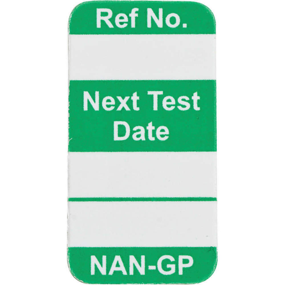 BRADY NAN-GP G Nanotag(tm) Insert 1-1/4 x 5/8 Inch - Pack Of 100 | AC9EXM 3GAJ2