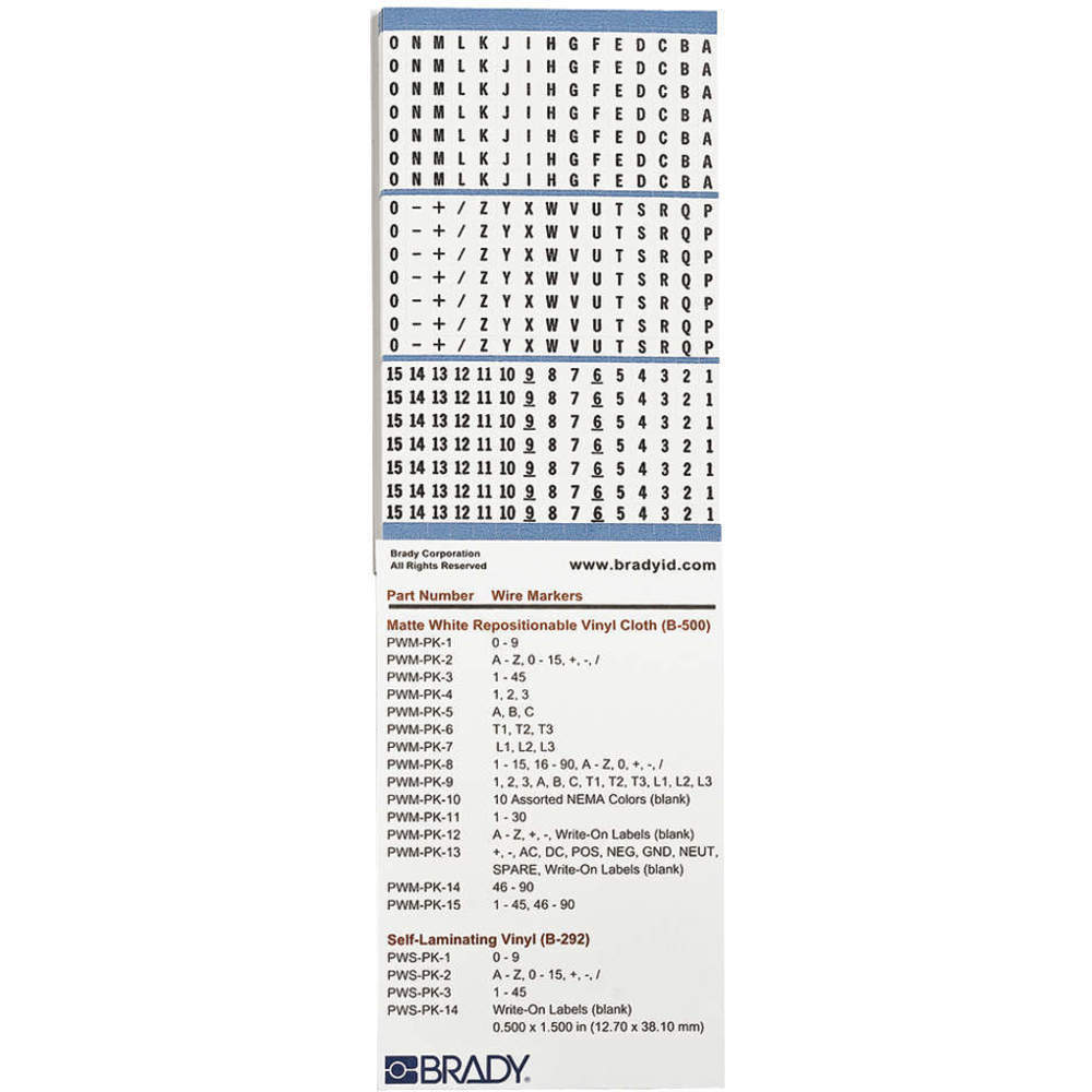 BRADY PWM-PK-2