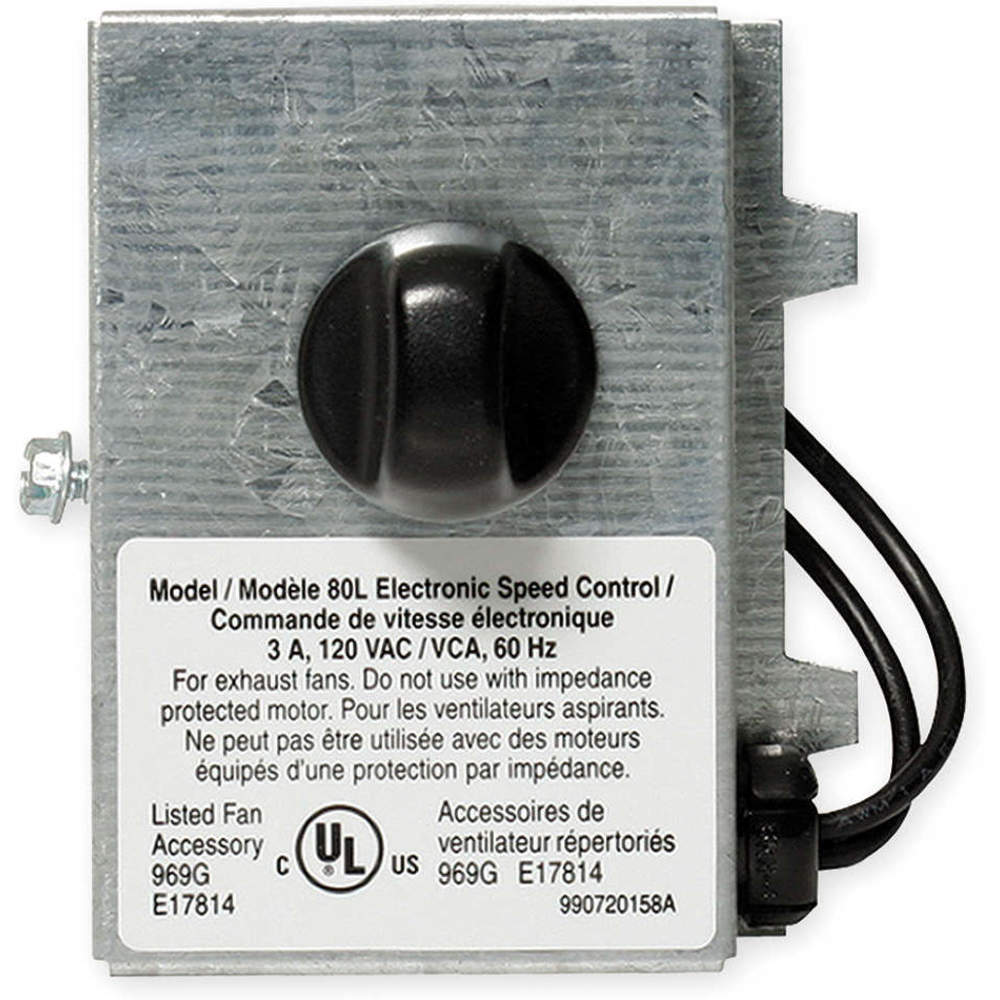 BROAN NUTONE Fan Speed Control