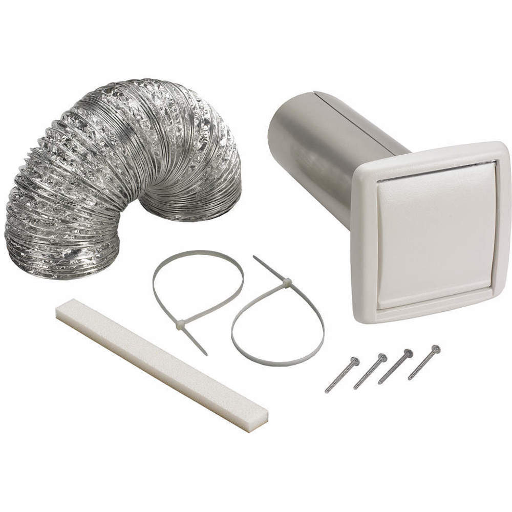 Wall Vent Kit Flexible Duct 5 Feet Length