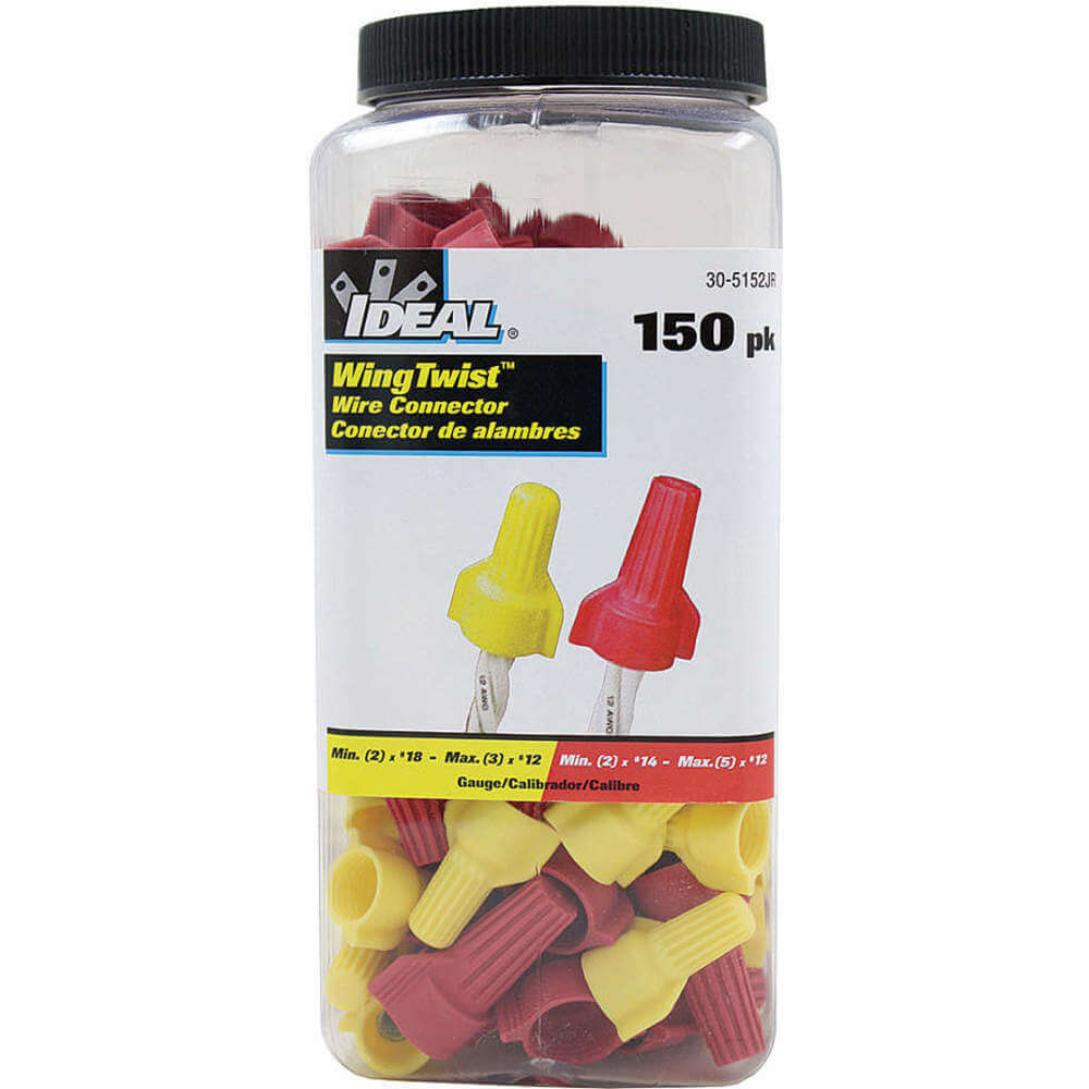 Wire Connector Assortment Yellow With Red