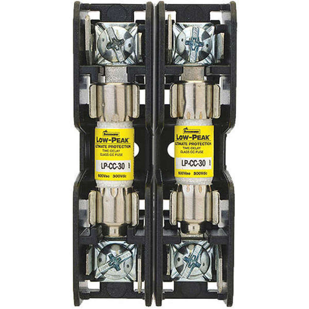 BUSSMANN BCM603-2P Fuse Block, 30 A, Pressure Plate Terminal, 2 Pole | AH9MYV 40LH14