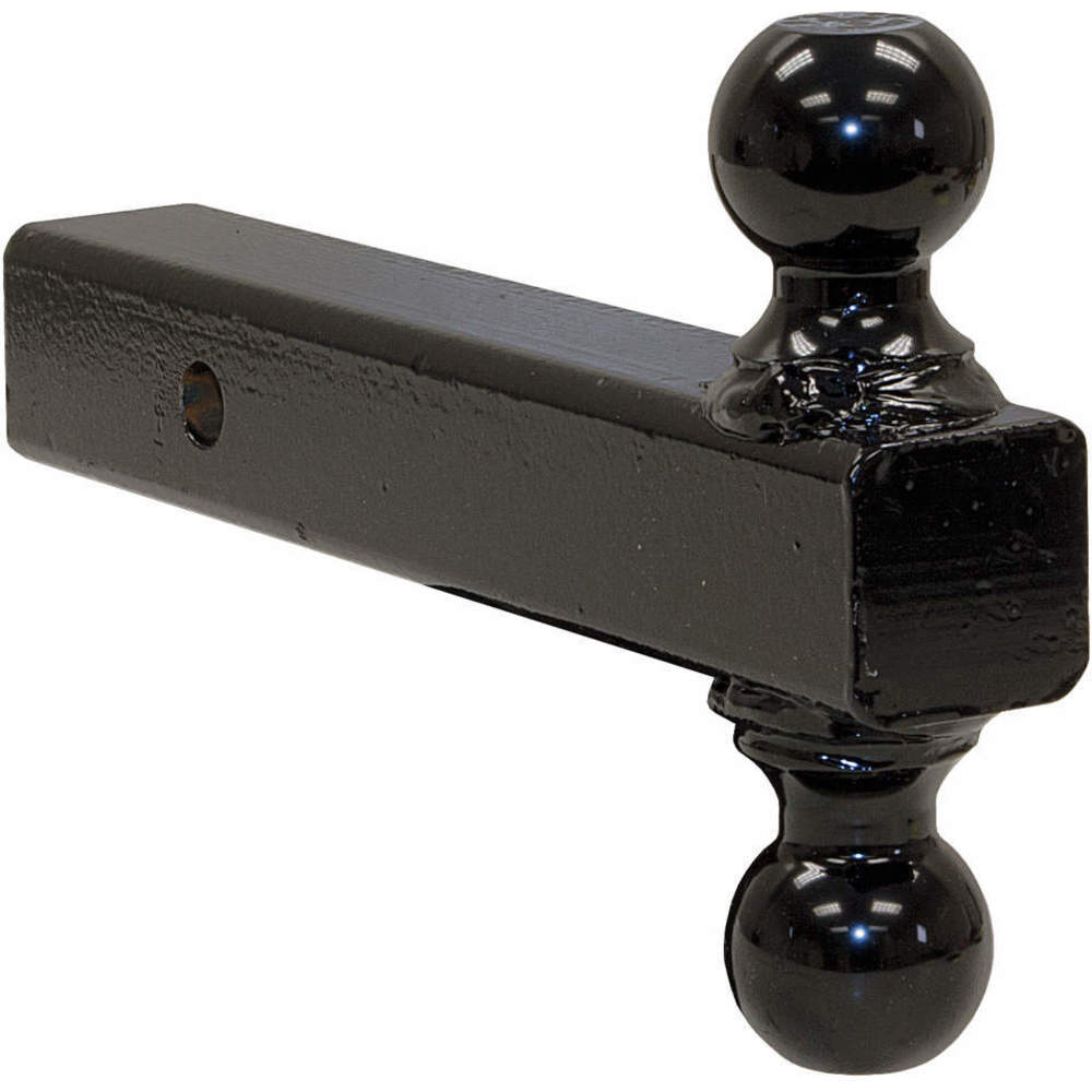 Double Hitch Ball Black Powder Coat