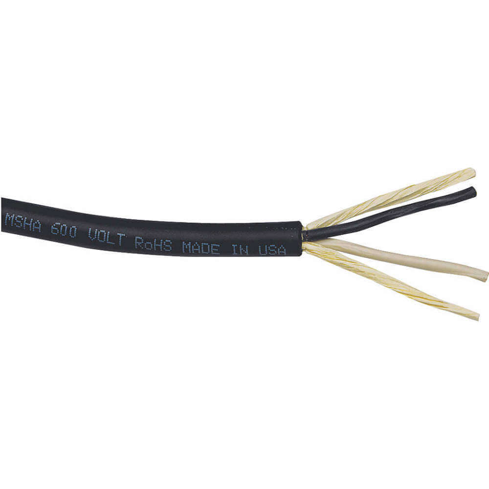 CAROL 02763 Service Cord SOOW Black 18/2 25 feet | AF6YHY 20PX82