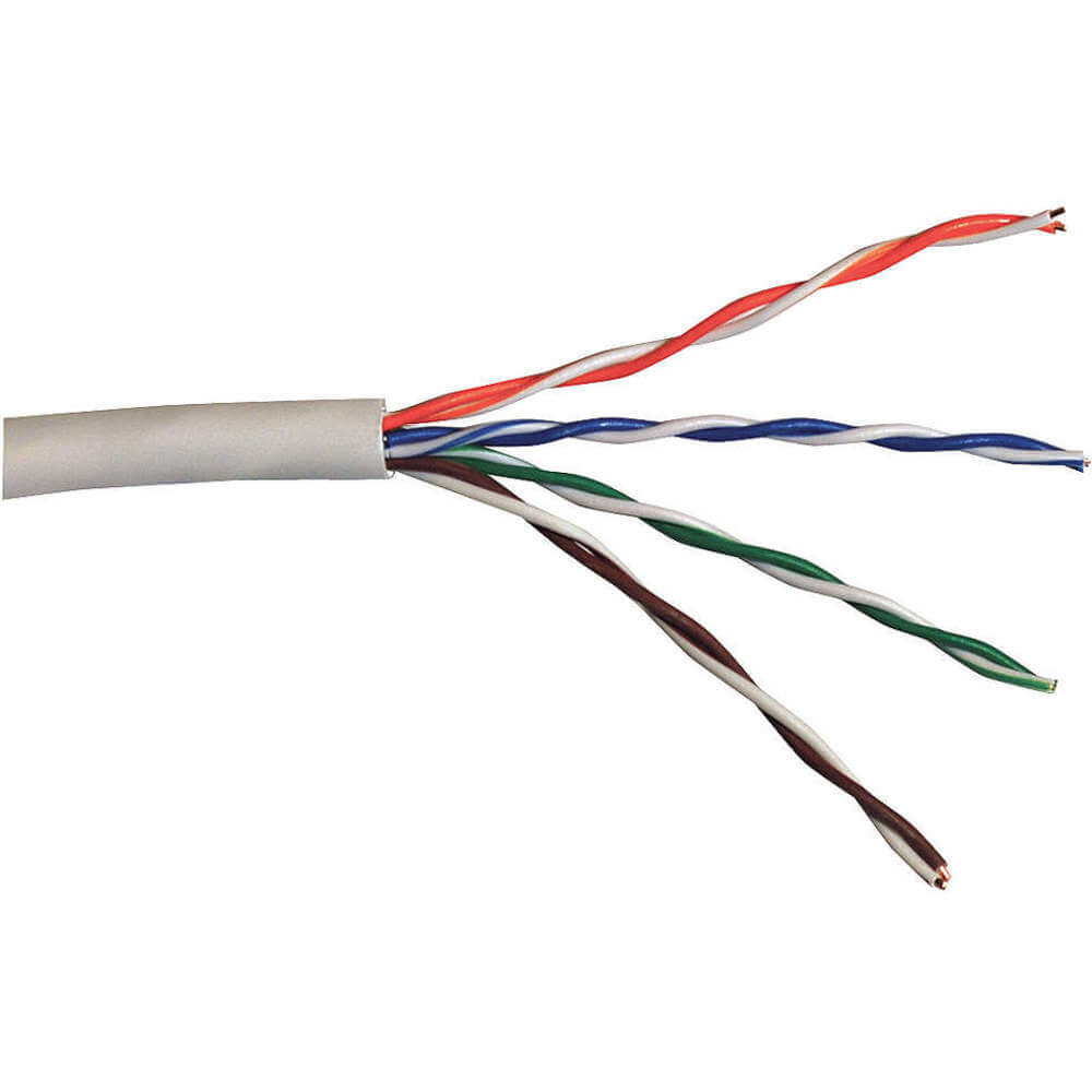Cable Cat 5e 24 Awg 1000 Feet White