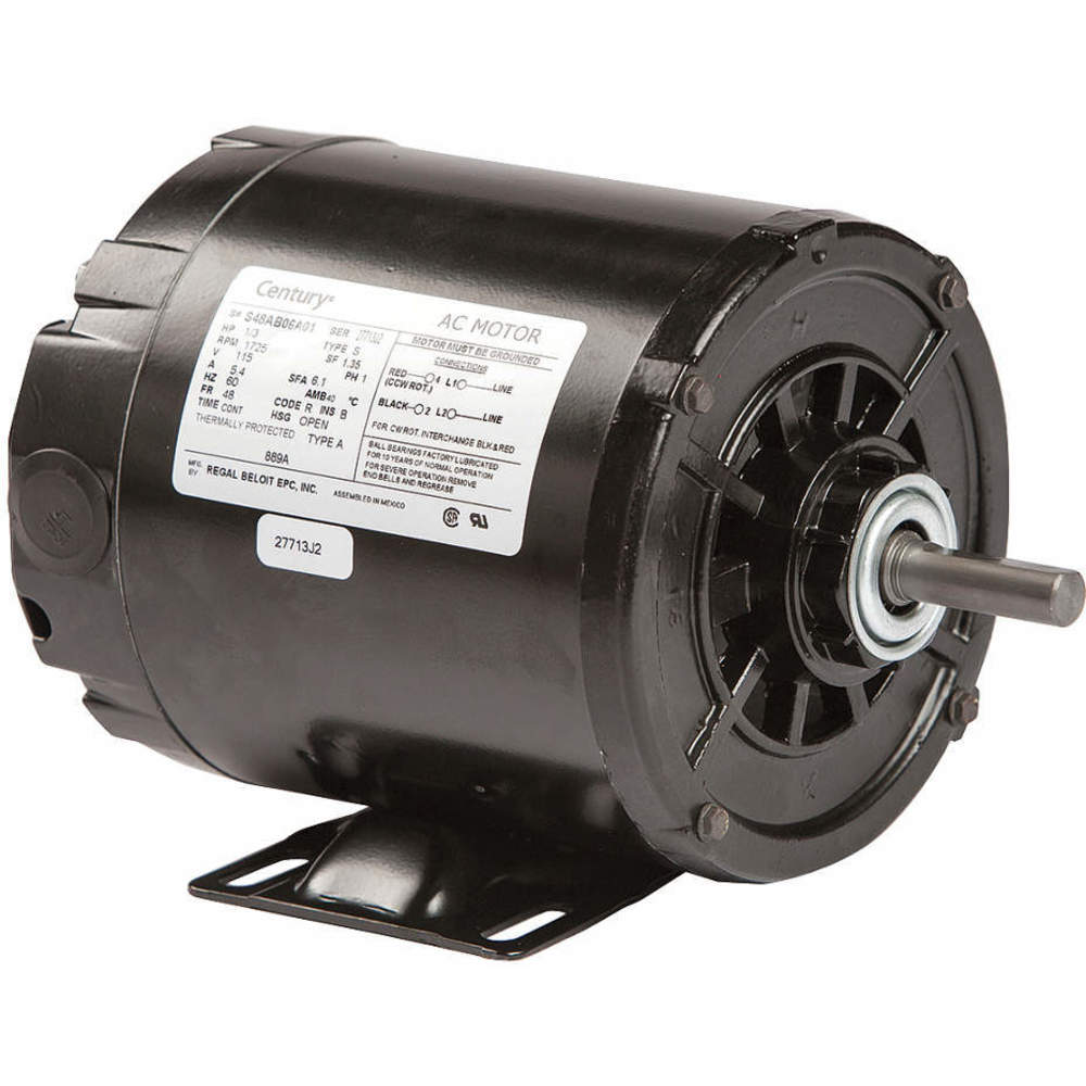 CENTURY 889A Motor Split Phase 1/3 Hp 1725 115v 48 Odp | AD9FMK 4RGX2