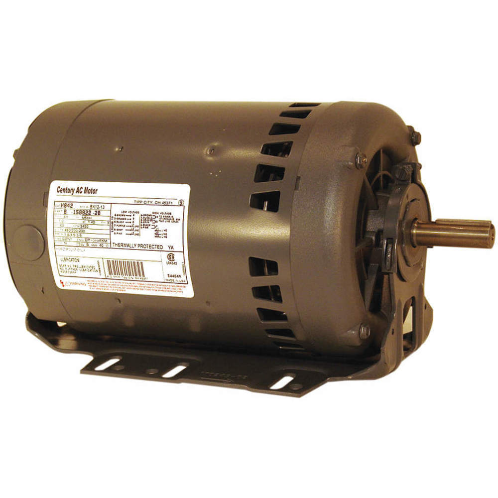 CENTURY H844 Motor 3 Phase 2 Hp 3450 200-230/460v Eff 83.0 | AD8TLX 4MA40
