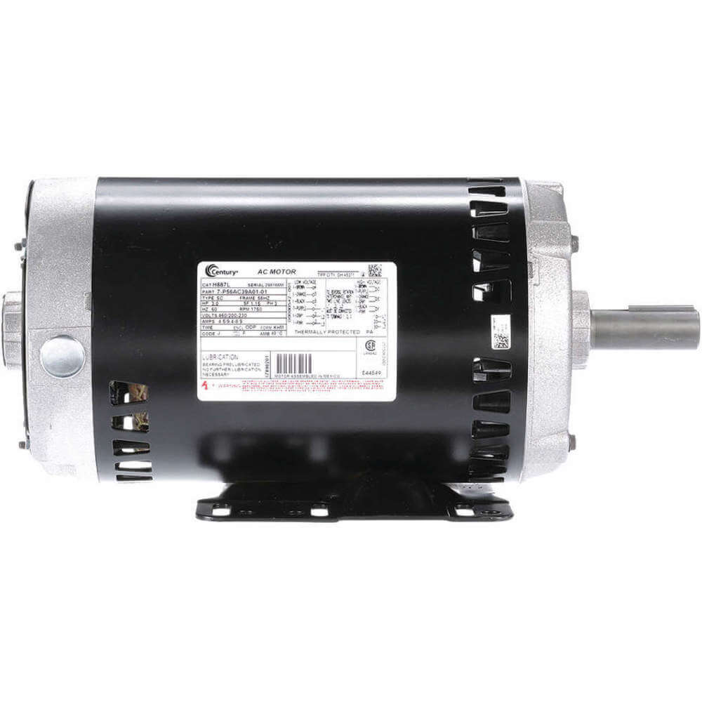 CENTURY H887L Motor 3 Phase 3 Hp 1725 200-230/460v Eff 83.1 | AA2HER 10K089