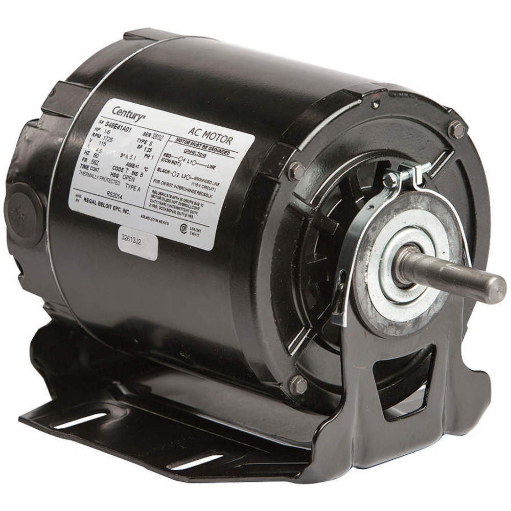CENTURY RS2014 Motor Split Phase 1/6 Hp 1725 115v 56z Open | AD9QKU 4UE68