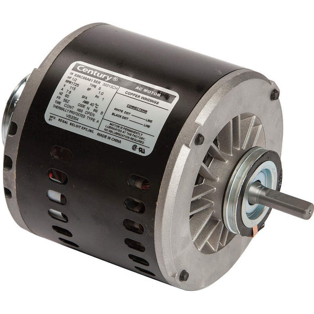 CENTURY VB2054 Evaporative Cooler Motor Ball 115v Ccwle | AC2CYV 2HTK7