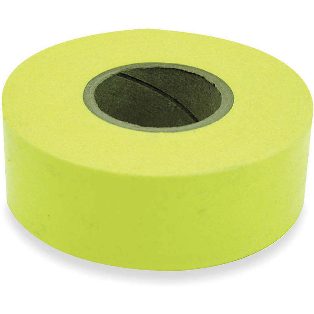 CH HANSON 17024 Standard Flagging Tape, Yellow, 300 Feet Length, 1-3/16 Inch Size | AA9NMD 1EC22
