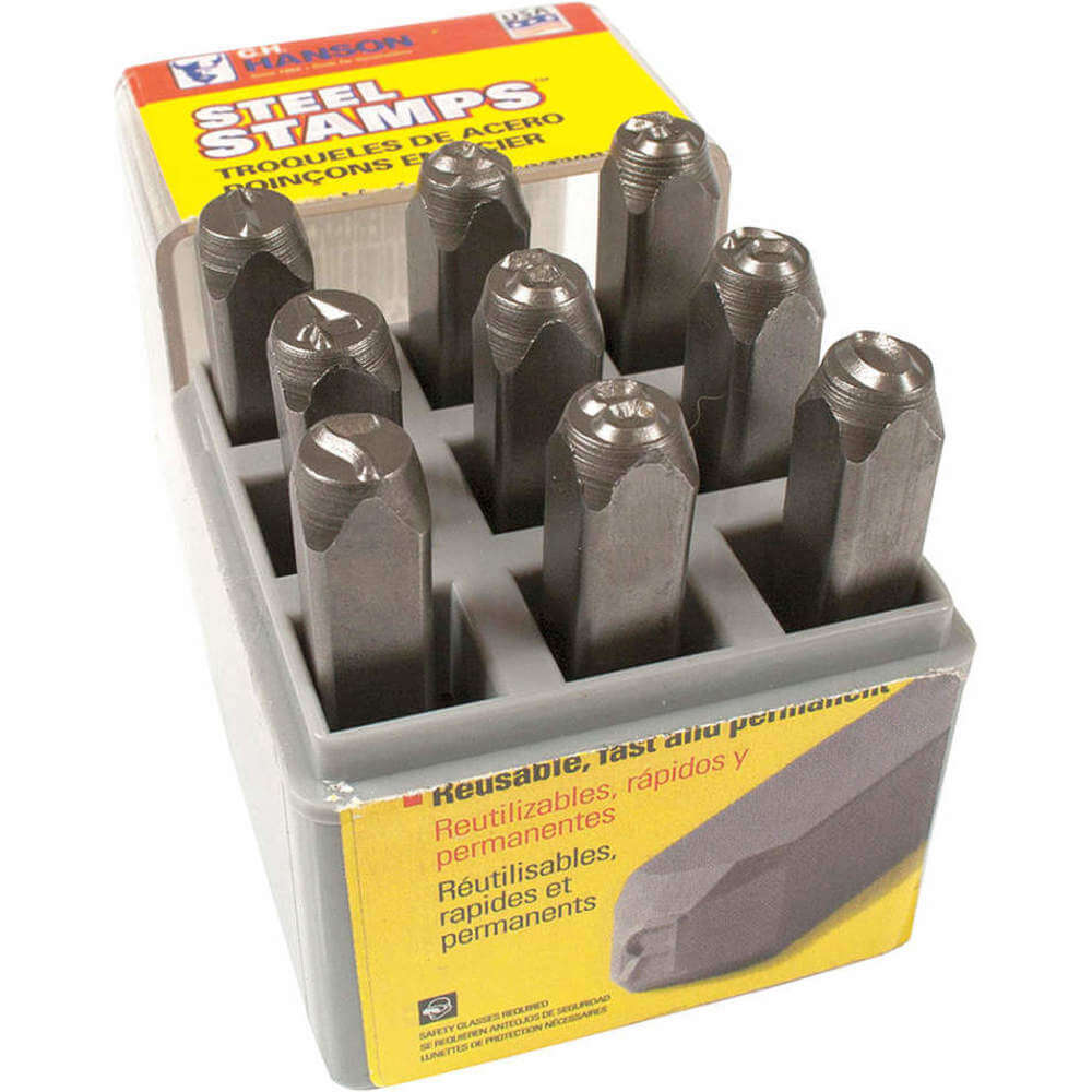 Heavy Duty Number Set, 1/4 Inch Size