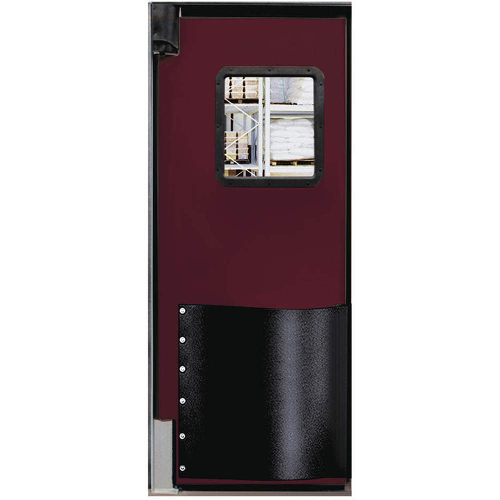 CHASE DOORS 3084RBUR Swinging Door 7 x 2.5 Feet Burgundy | AC8BWC 39K247