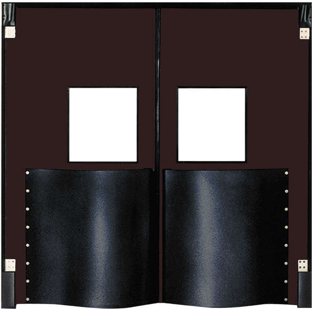 CHASE DOORS 6084XDBUR Swinging Door 7 x 5 Feet Burgundy | AA3ZYJ 12A728