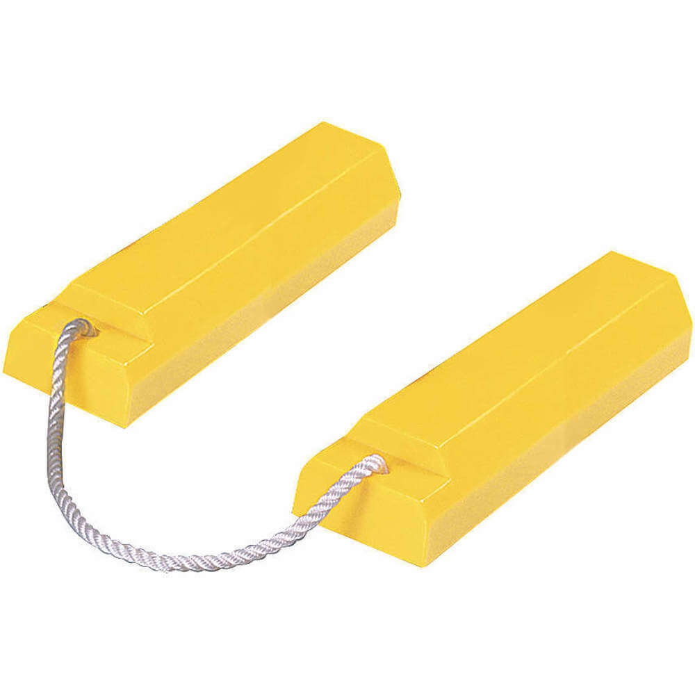 CHECKERS AC3518-P Airplane Chock 3 Inch Height Urethane Yellow | AE4WGP 5NHR4