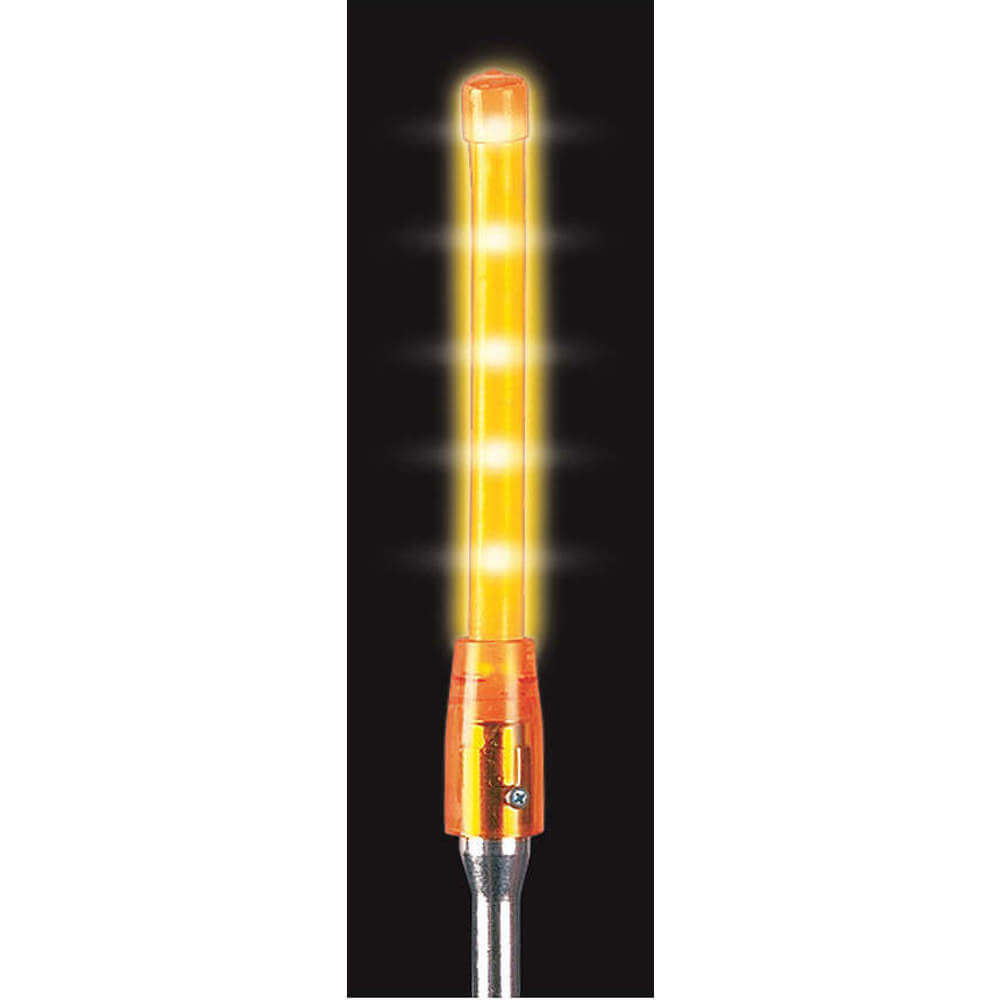 Warning Whip Glo-worm Led Light Amber