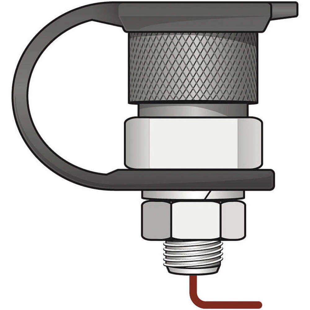 Warning Whip Female Qd Base Mount