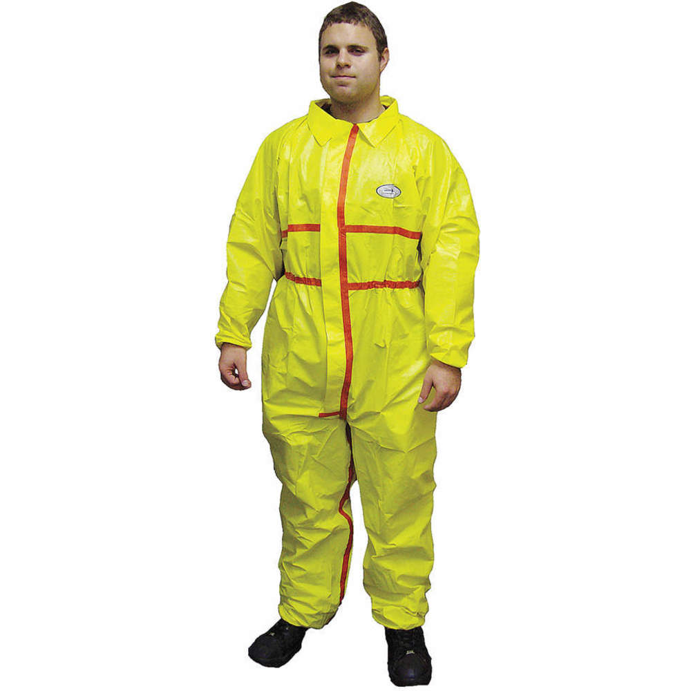 CHEMSPLASH 7013YT-M Collared 1(r) Elastic M - Pack Of 6 | AC9MHR 3HKL1