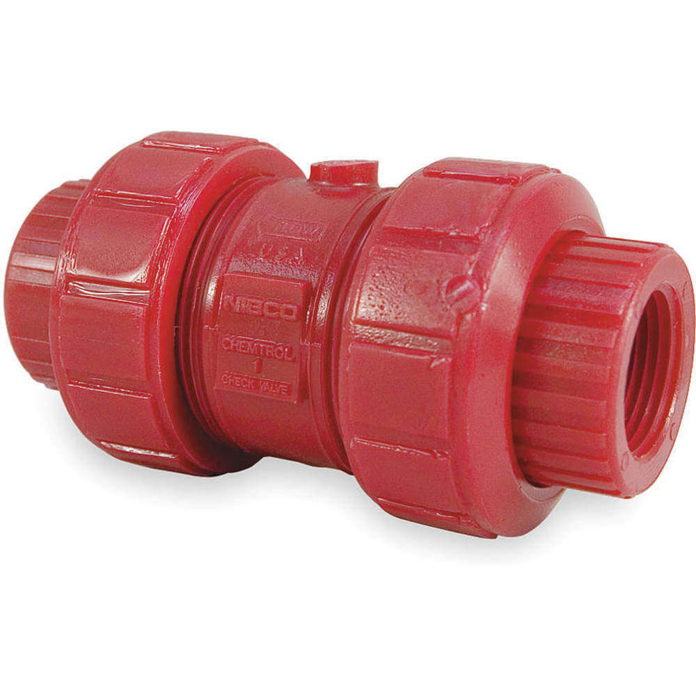 CHEMTROLS VALVES T65BC-V 1/2 Ball Valve Check 1/2 Inch Kynar(r) Fpt x Fpt | AA9EPR 1CRT7