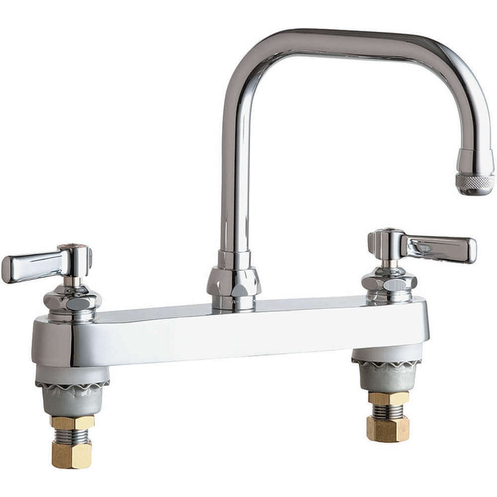 CHICAGO FAUCETS 527-ABCP Gooseneck Kitchen Faucet 2.2 Gpm 6-1/4in Spout | AB8RTB 26Y235