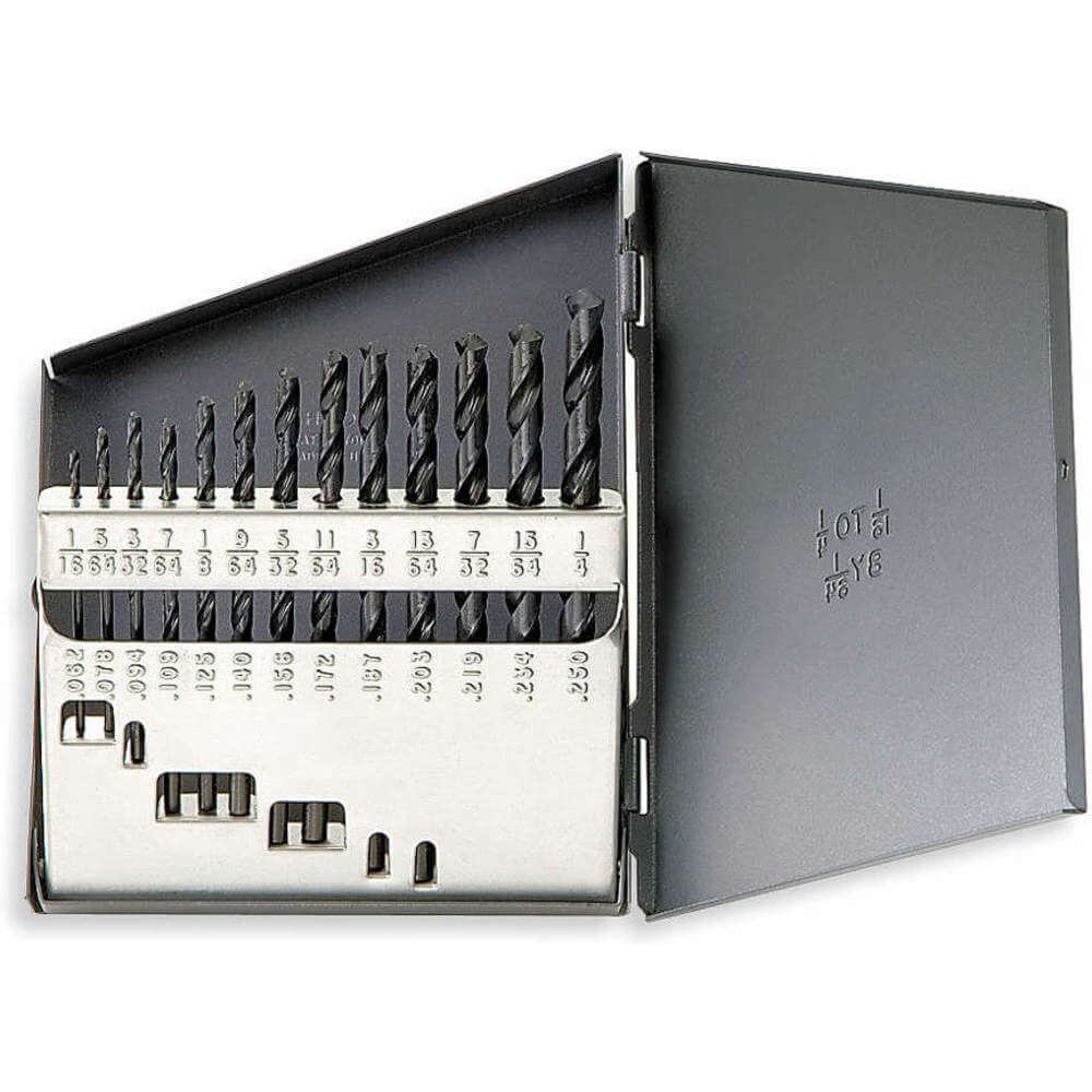 CHICAGO-LATROBE 57711 Jobber Drill Set 13 Piece High Speed Steel 118 Deg | AB3LDR 1U100