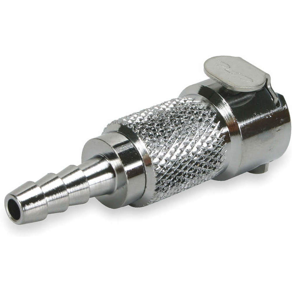 Inline Coupler Chrome Platd Brass Barbed