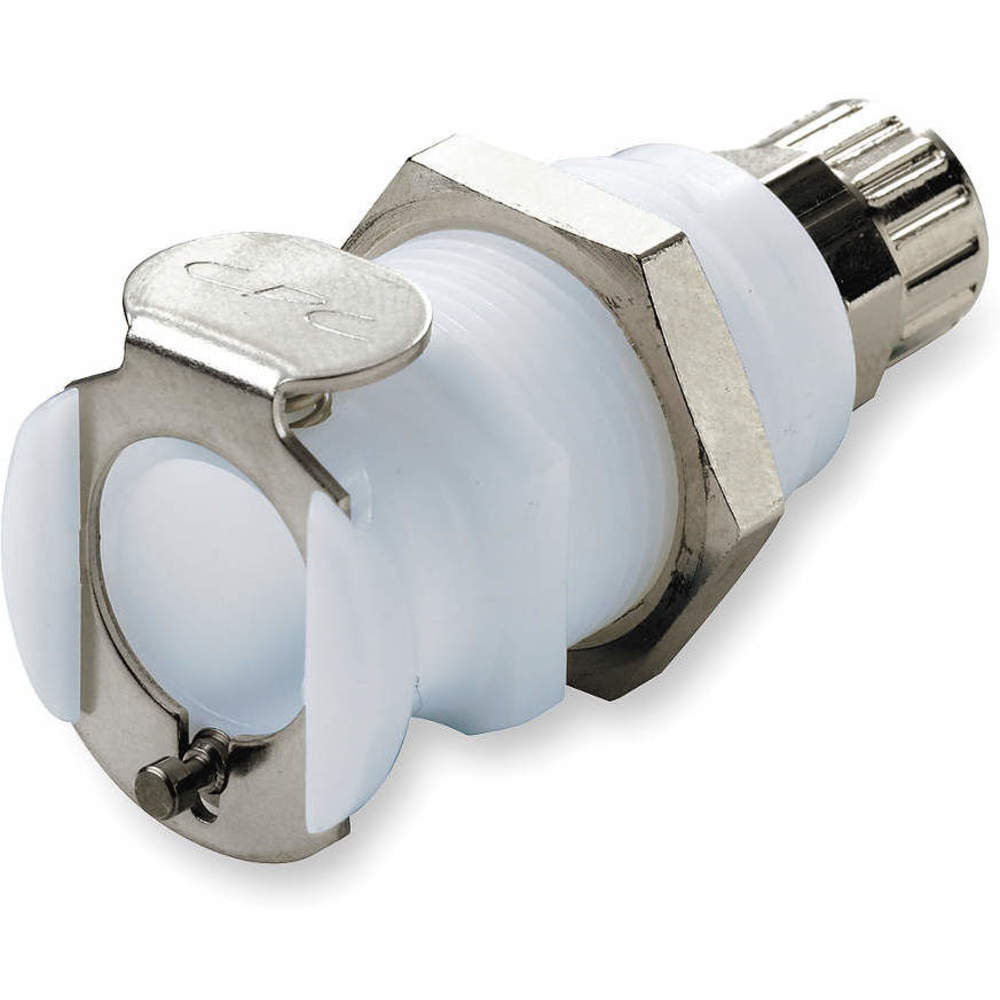 Panel Mount Coupler Acetal Shut-off Ptf